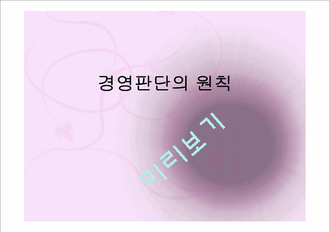 [경영,경제] 경영학과 기업법 - 경영판단의 원칙.ppt